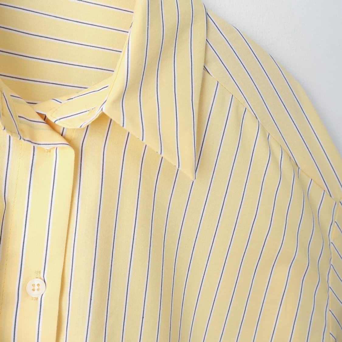 66/자라 스트라이프 포플린 셔츠  상품이미지3