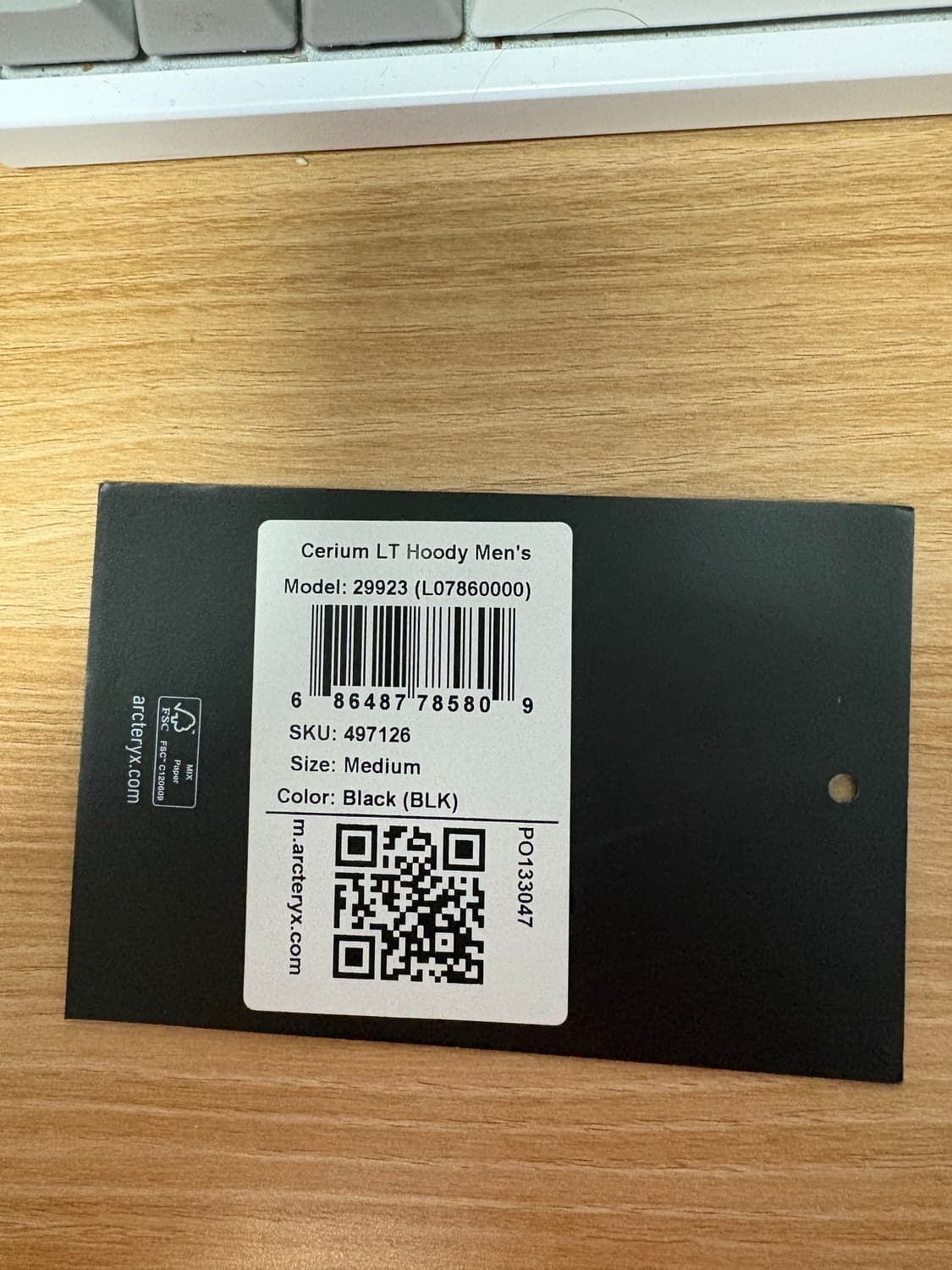 아크테릭스 세륨 후디 블랙 상품이미지7