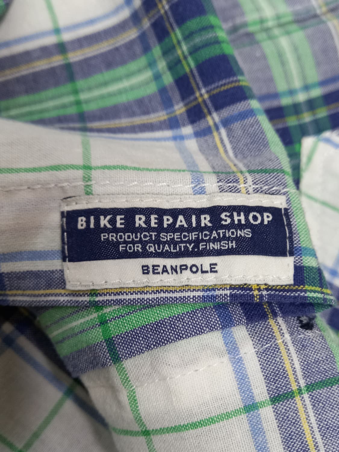 L-XL BEANPOLE 린넨34% 긴팔 체크셔츠 XL-469 상품이미지6