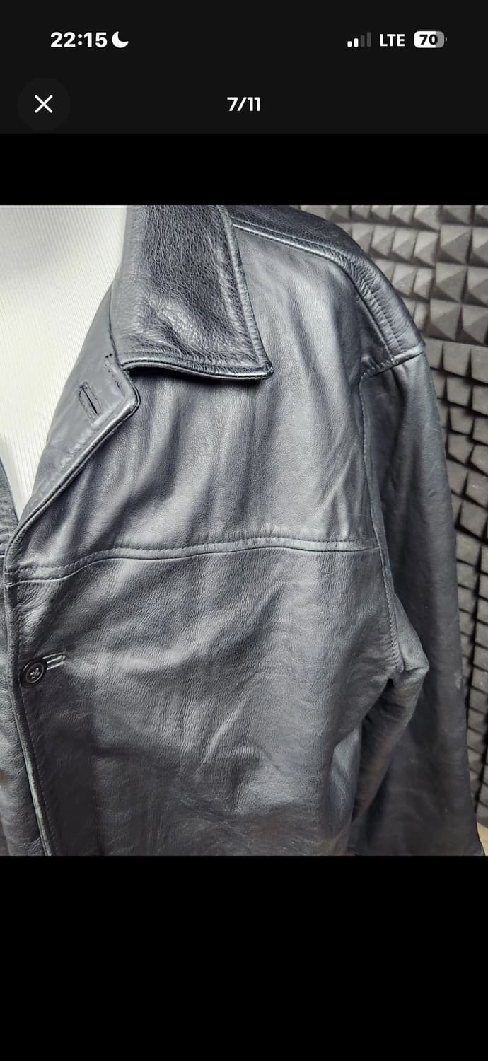 XL) 올드 갭 gap 레더 카코트 자켓 상품이미지7