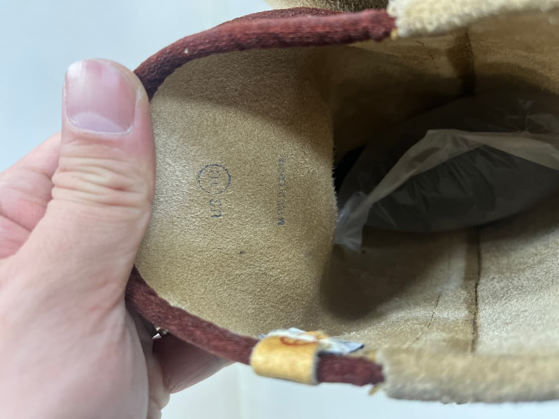 비즈빔 베이지 스웨이드 와바나키 SUTAIO 부츠 9.5 FIL매장 별주 상품이미지5