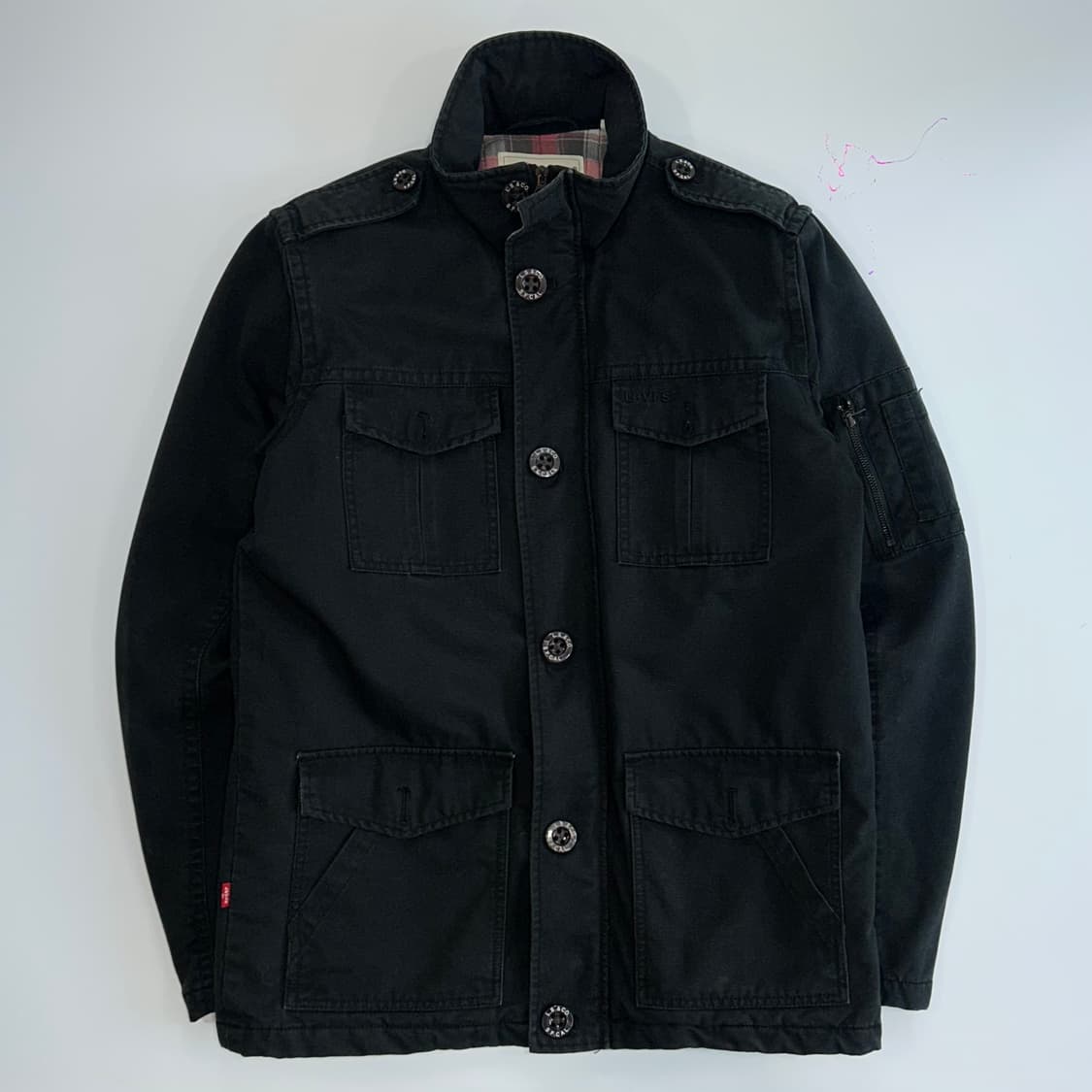 Levis 리바이스 블랙 워크 패딩 점퍼 상품이미지3