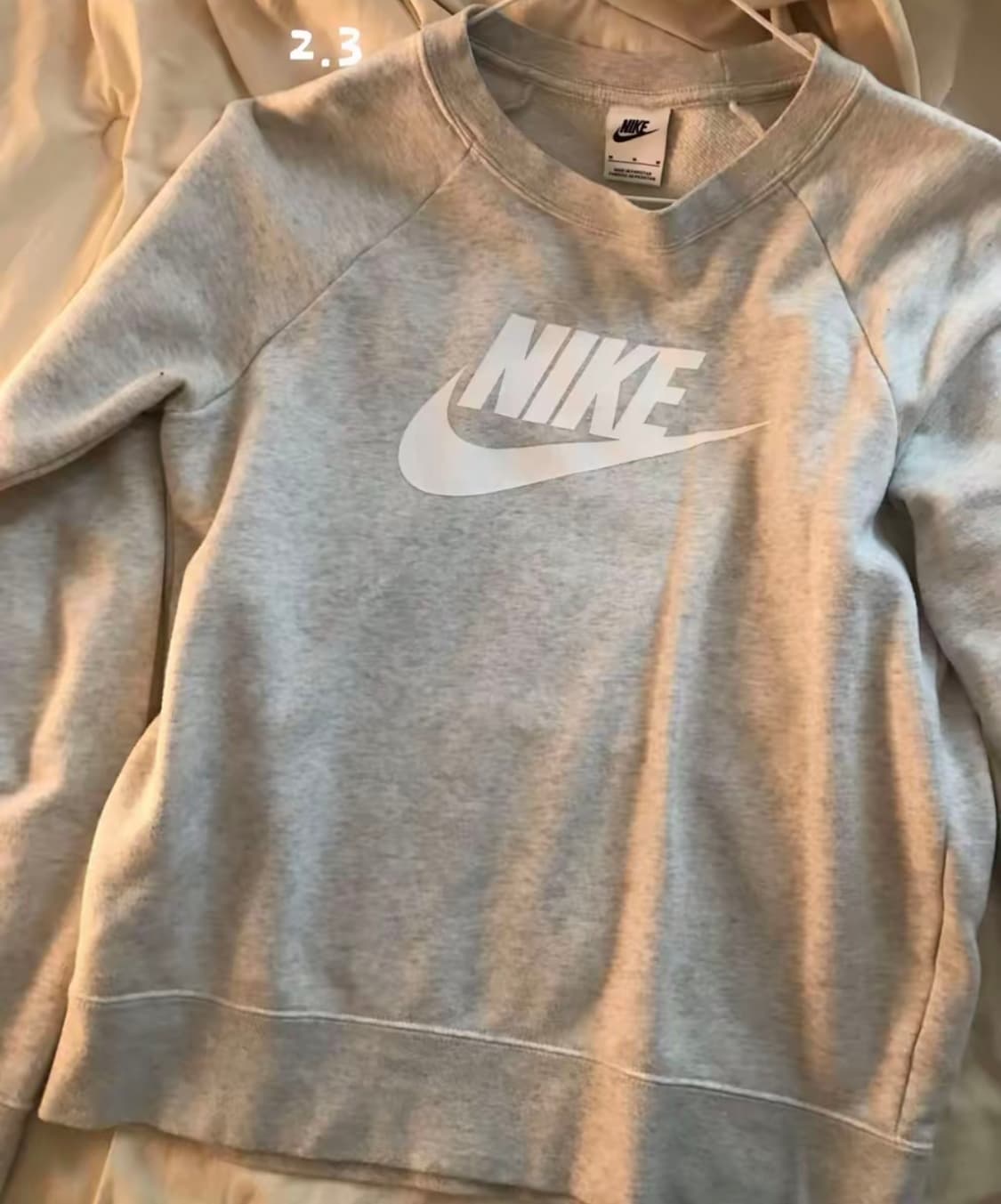 오트밀 나이키 맨투맨 상품이미지1