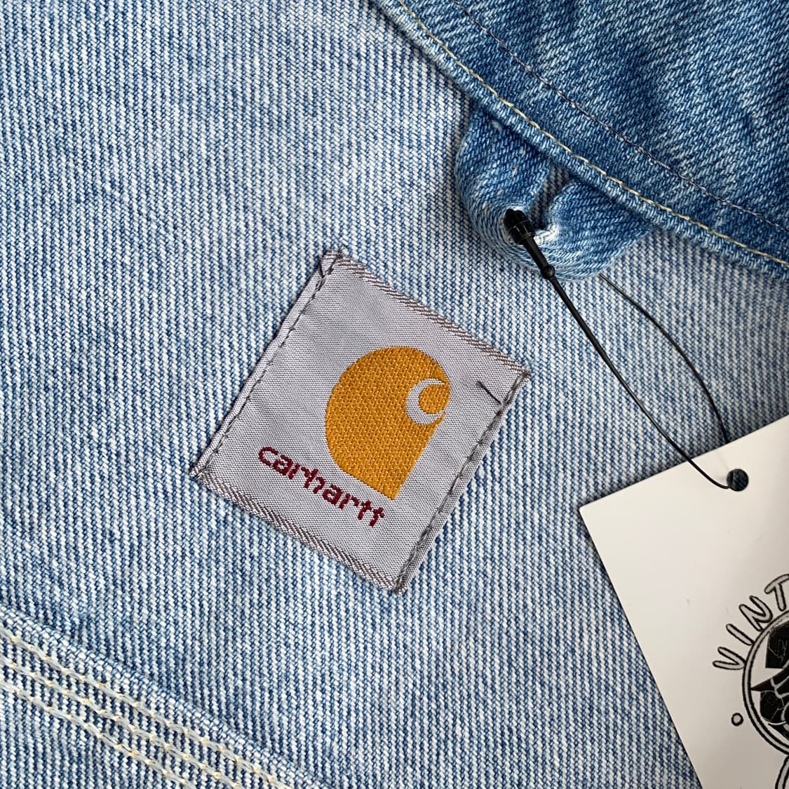 칼하트 CARHARTT 빈티지 연청 데님 자켓 1637 상품이미지5