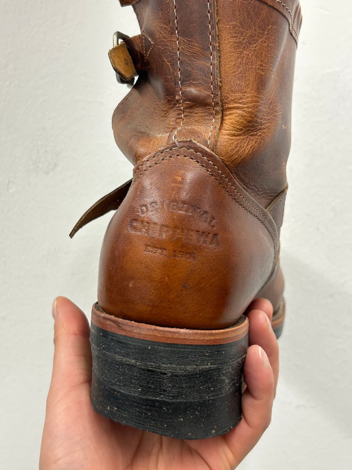 치페와 브라운 엔지니어드 부츠 8E, 260 상품이미지6