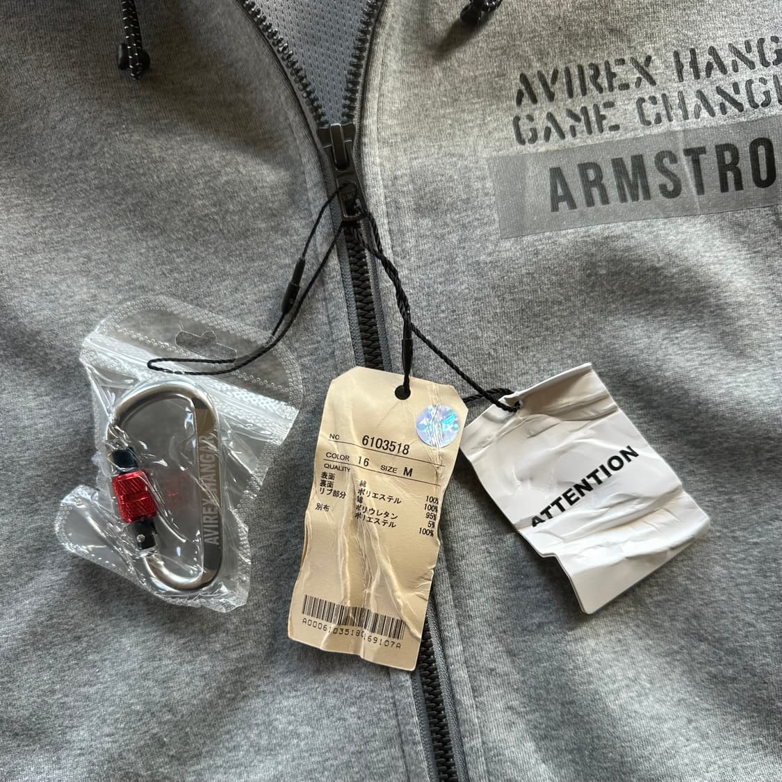 [M](새상품)아비렉스 AVIREX 암스트롱 후드집업 상품이미지9