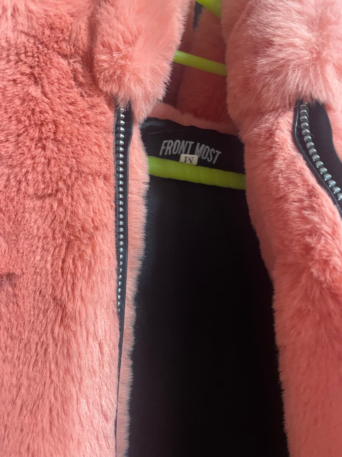 자체제작 코랄핑크 고퀄리티 퍼후드 (100-105) 상품이미지5