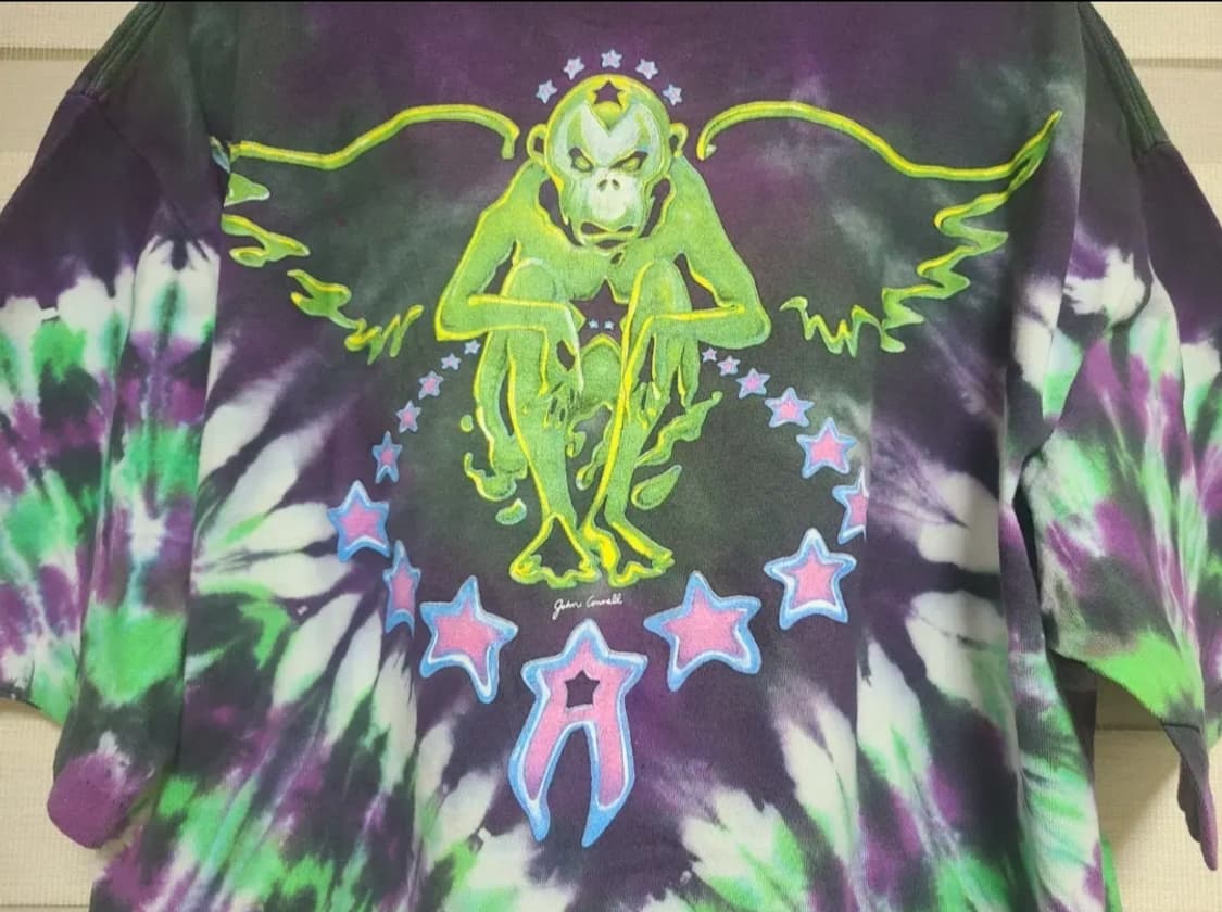 1990 aerosmith 에어로스미스 타이다이 빈티지티셔츠 상품이미지3