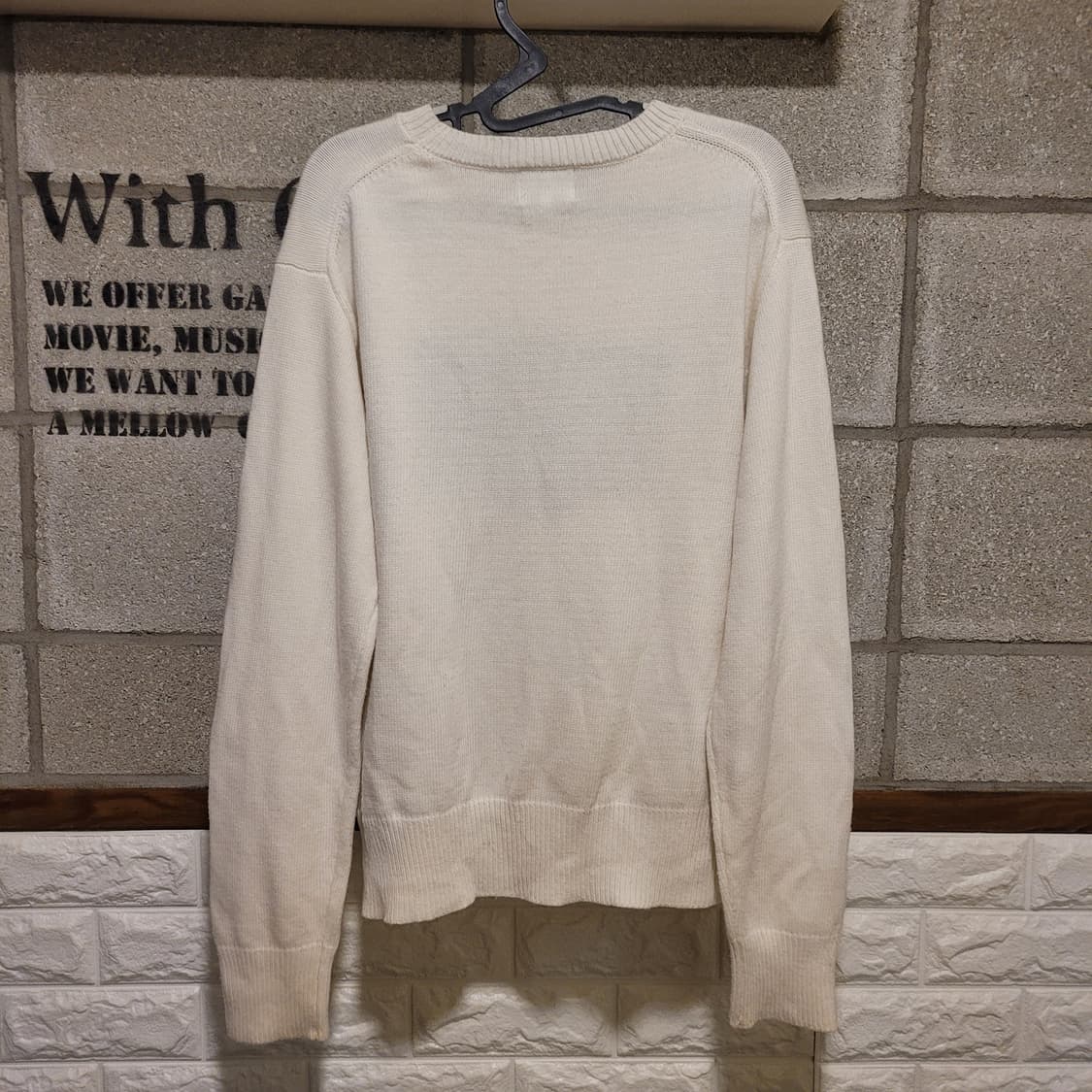 마리떼프랑소와저버 로고 니트 M 상품이미지2