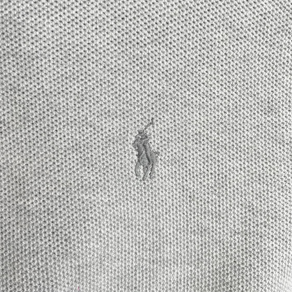 A2 폴로 랄프로렌 그레이 피마코튼 라운드넥 니트 스웨터 110사이즈 상품이미지4