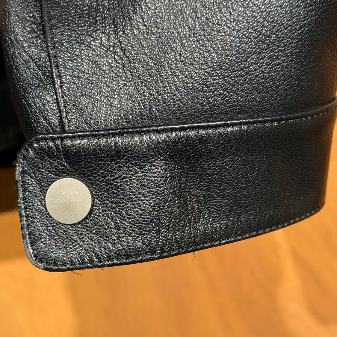 램스킨 플라이트 봄버 자켓 L 양가쥭 상품이미지6