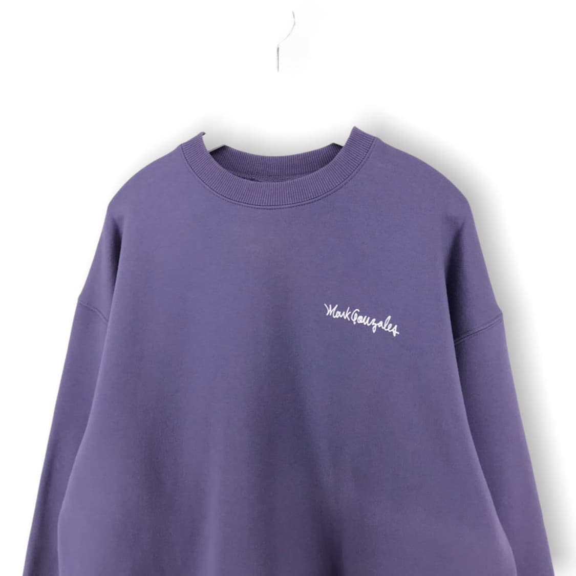 마크곤잘레스 베이직 로고 맨투맨 퍼플 상품이미지4