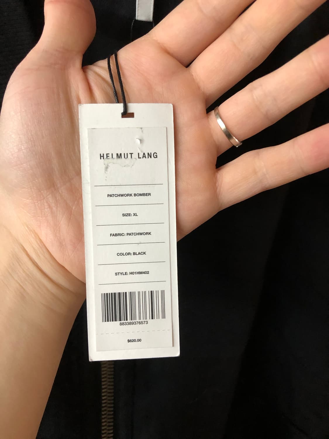 Helmut lang 패치워크 봄버 자켓 XL 상품이미지5