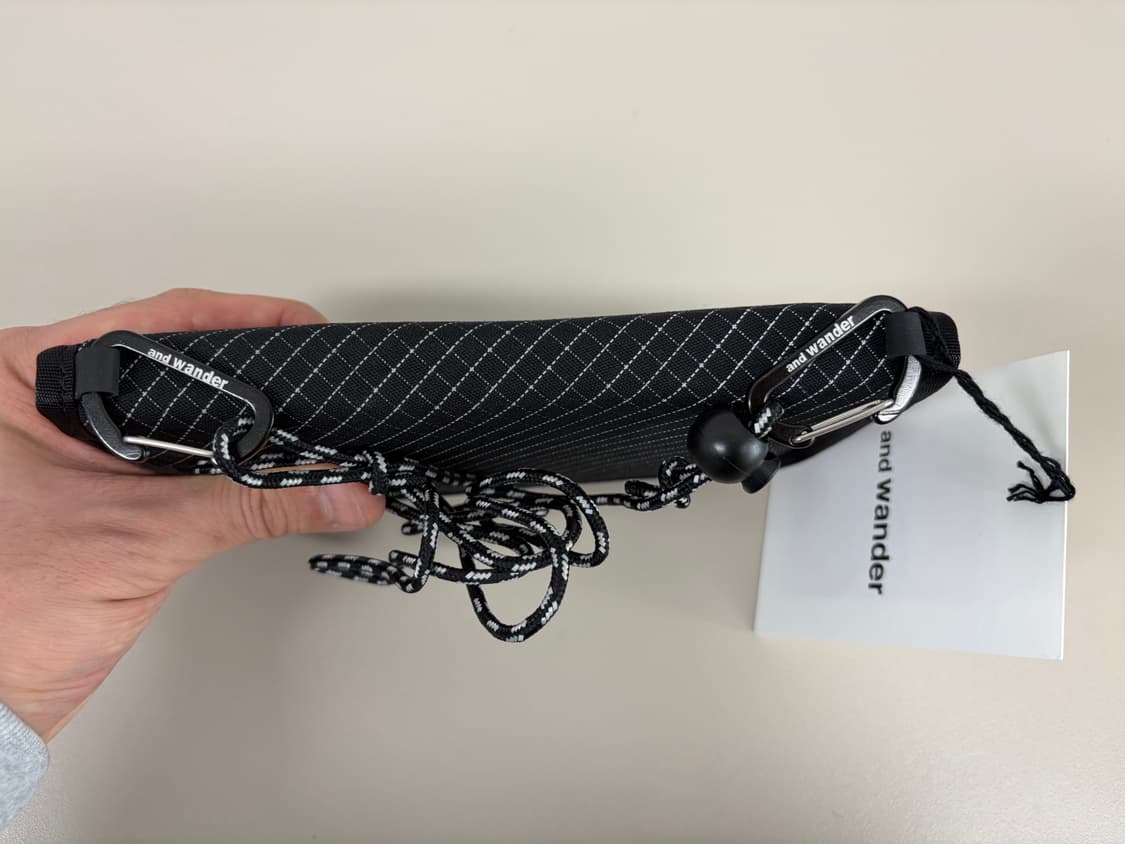 [무료배송]앤드원더 립 파우치 블랙 신품 사코슈 상품이미지6