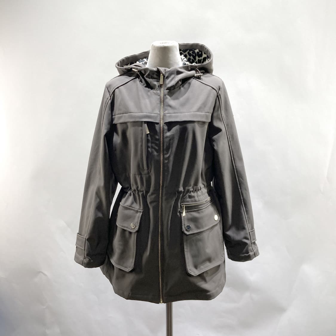 LBL 여성 후드 레오파드안감 야상점퍼 66  상품이미지1