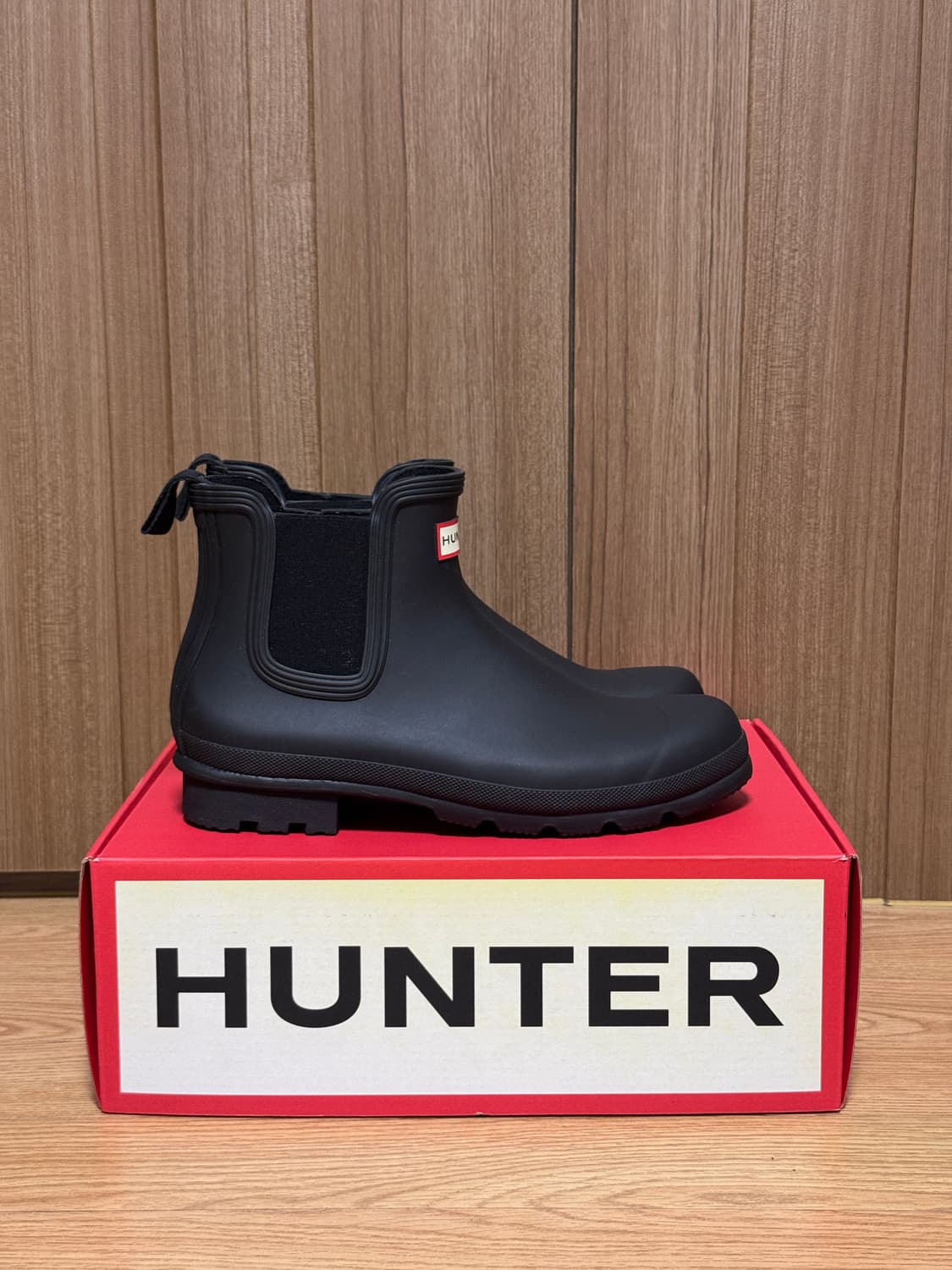 헌터 오리지널 첼시 부츠 블랙 상품이미지3