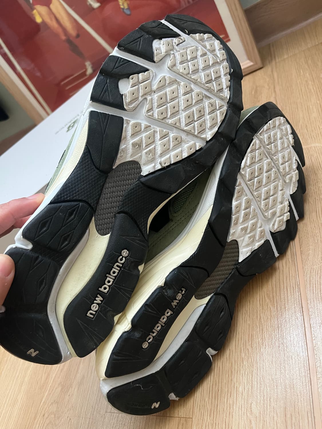 뉴발란스 자운드 990v3 올리브 270 상품이미지3