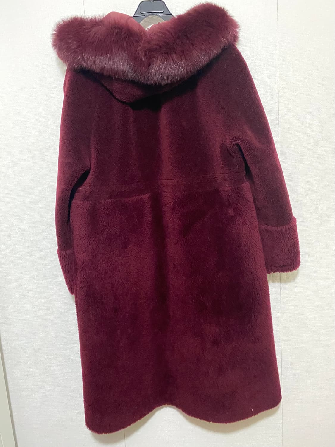 칼라거펠트 후드 양모 코트 20FW 상품이미지10