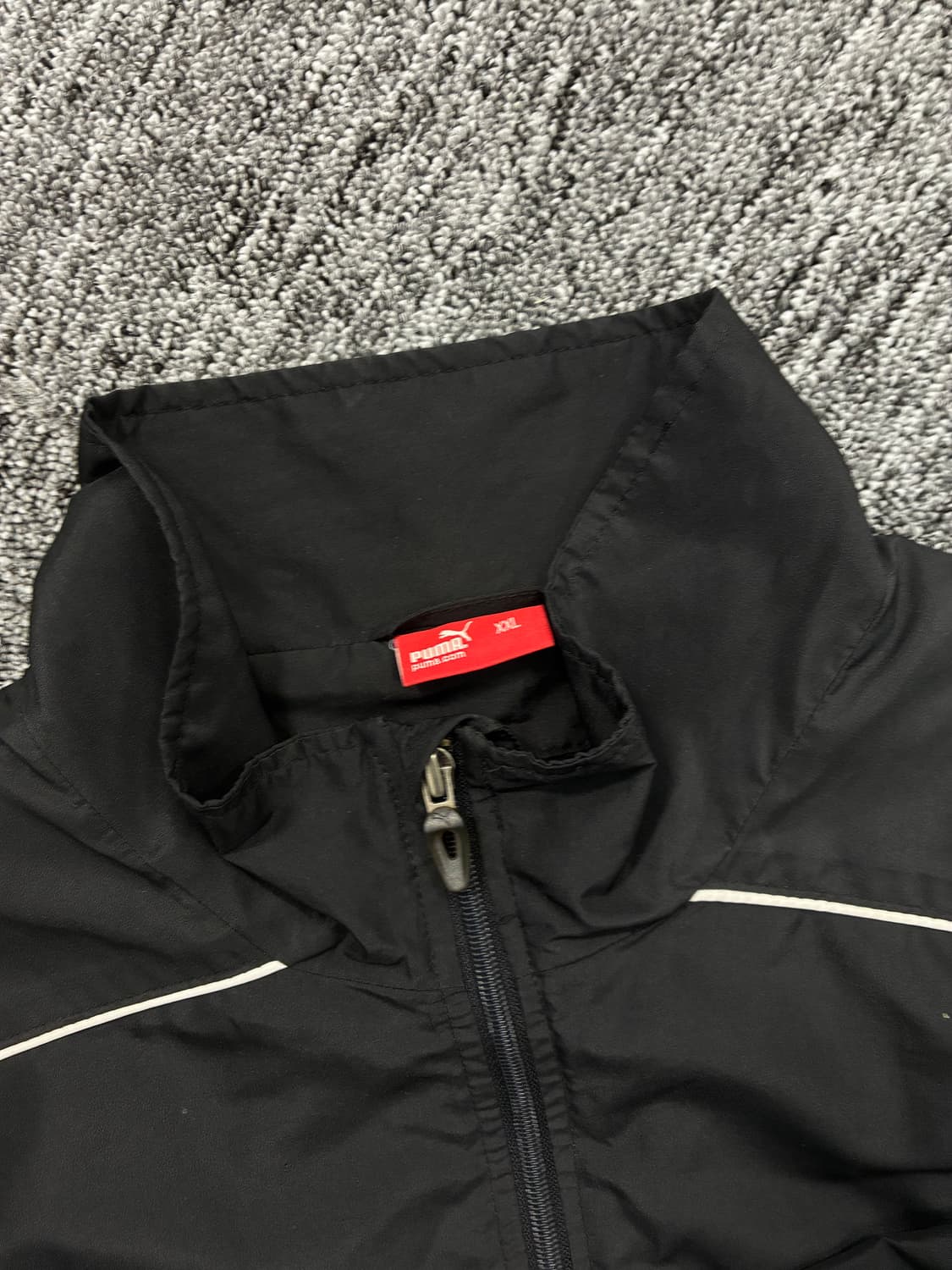 푸마 올드스쿨 블랙 파이핑 바람막이 2XL 상품이미지5