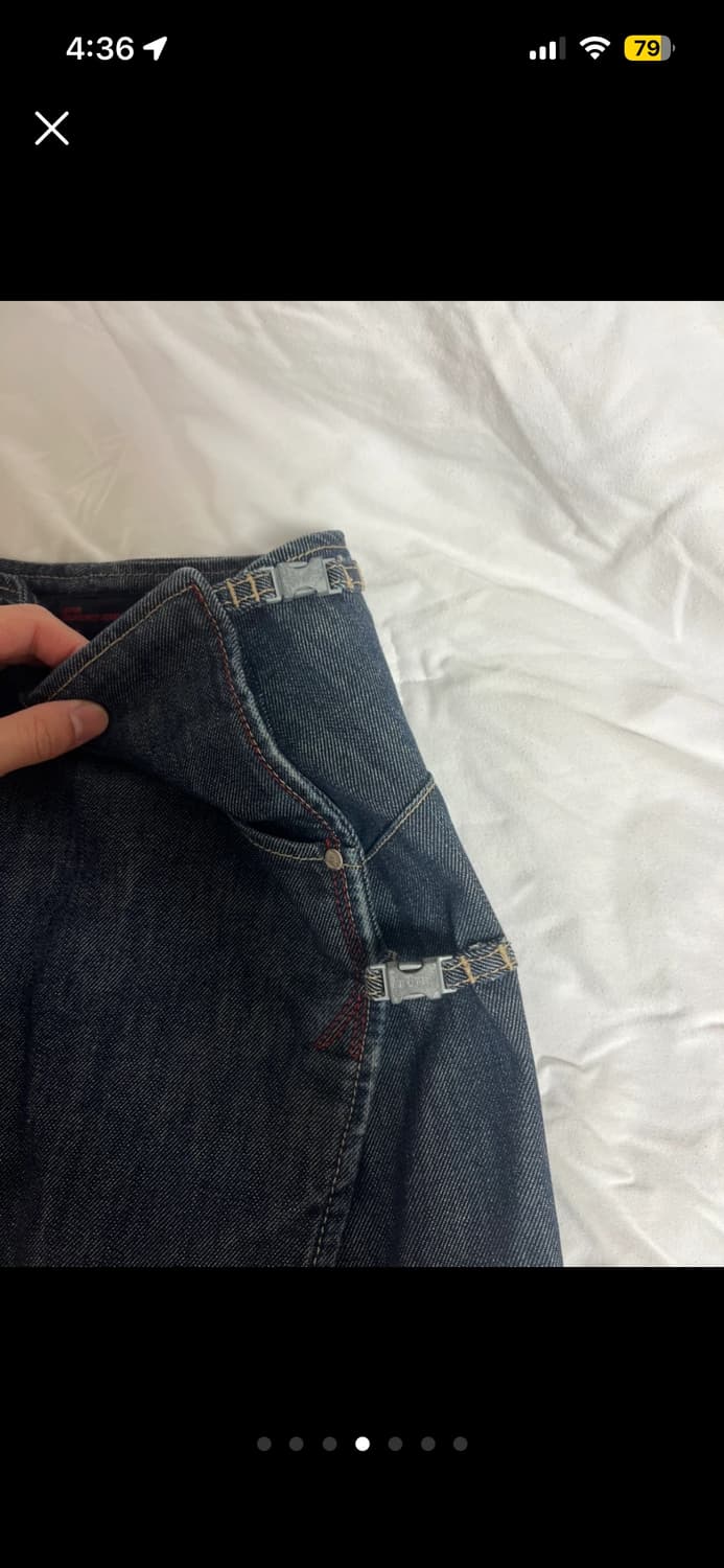 리바이스 데님 미니스커트 미디움 정도 사이즈 상품이미지4