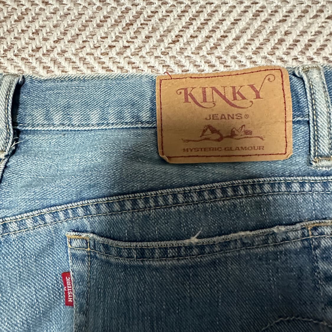 HYSTERIC GLAMOUR woman patchwork denim 상품이미지3