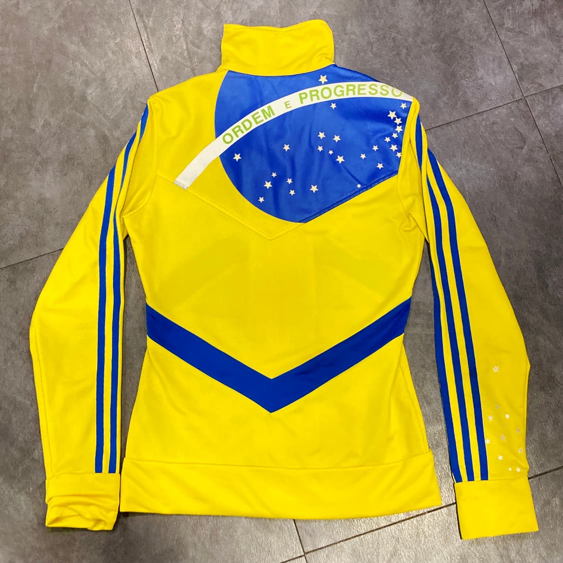 [IM]아디다스 브라질 트랙탑져지 옐로우 블루 상품이미지6