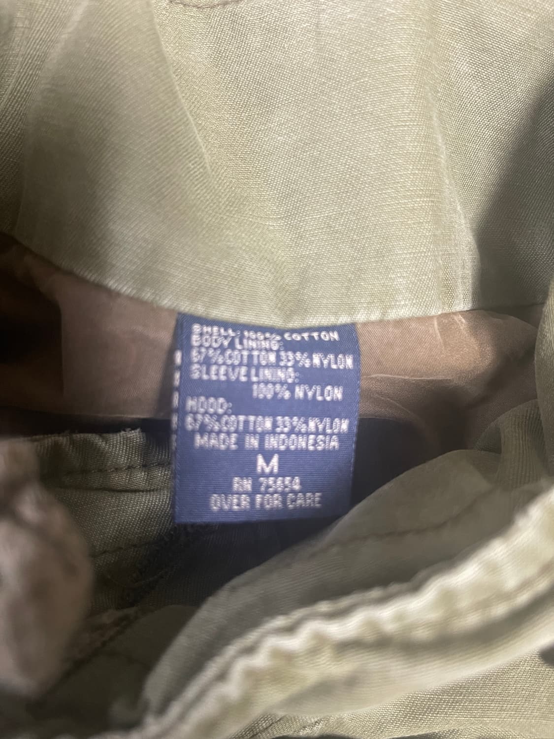 아베크롬비 오리지널 밀리터리 M-65 필드 야상 남성  상품이미지8