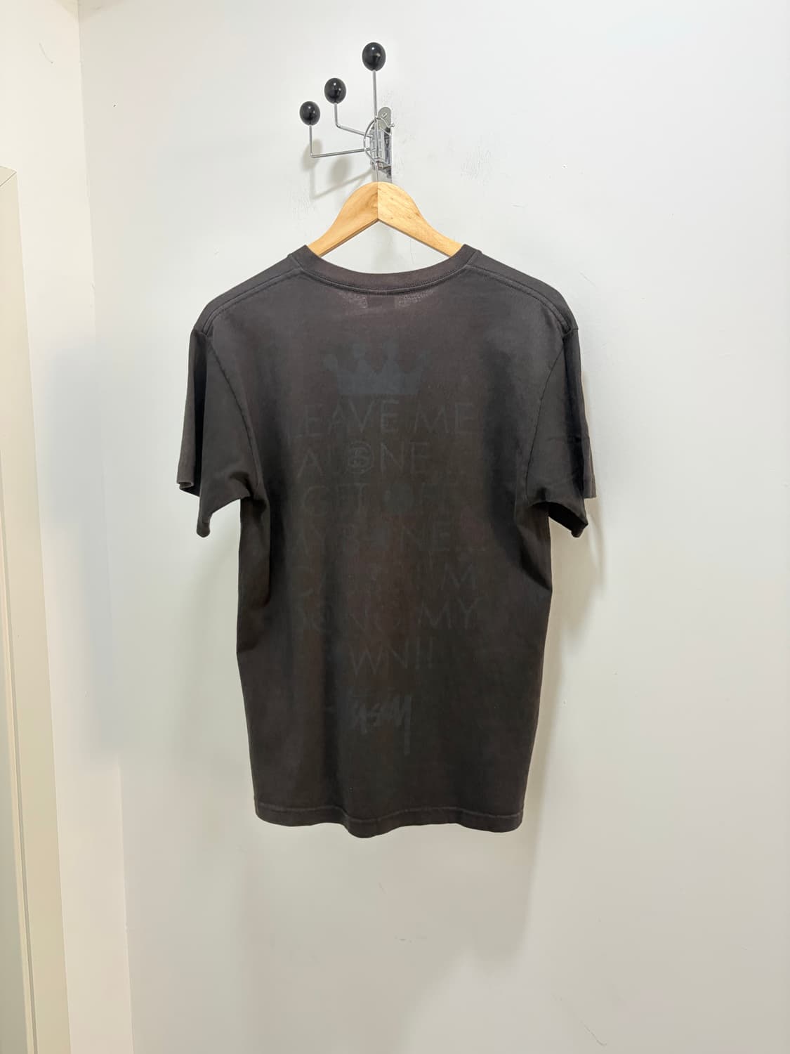  00s Stussy 크라운 프린팅 반팔 티셔츠 상품이미지6