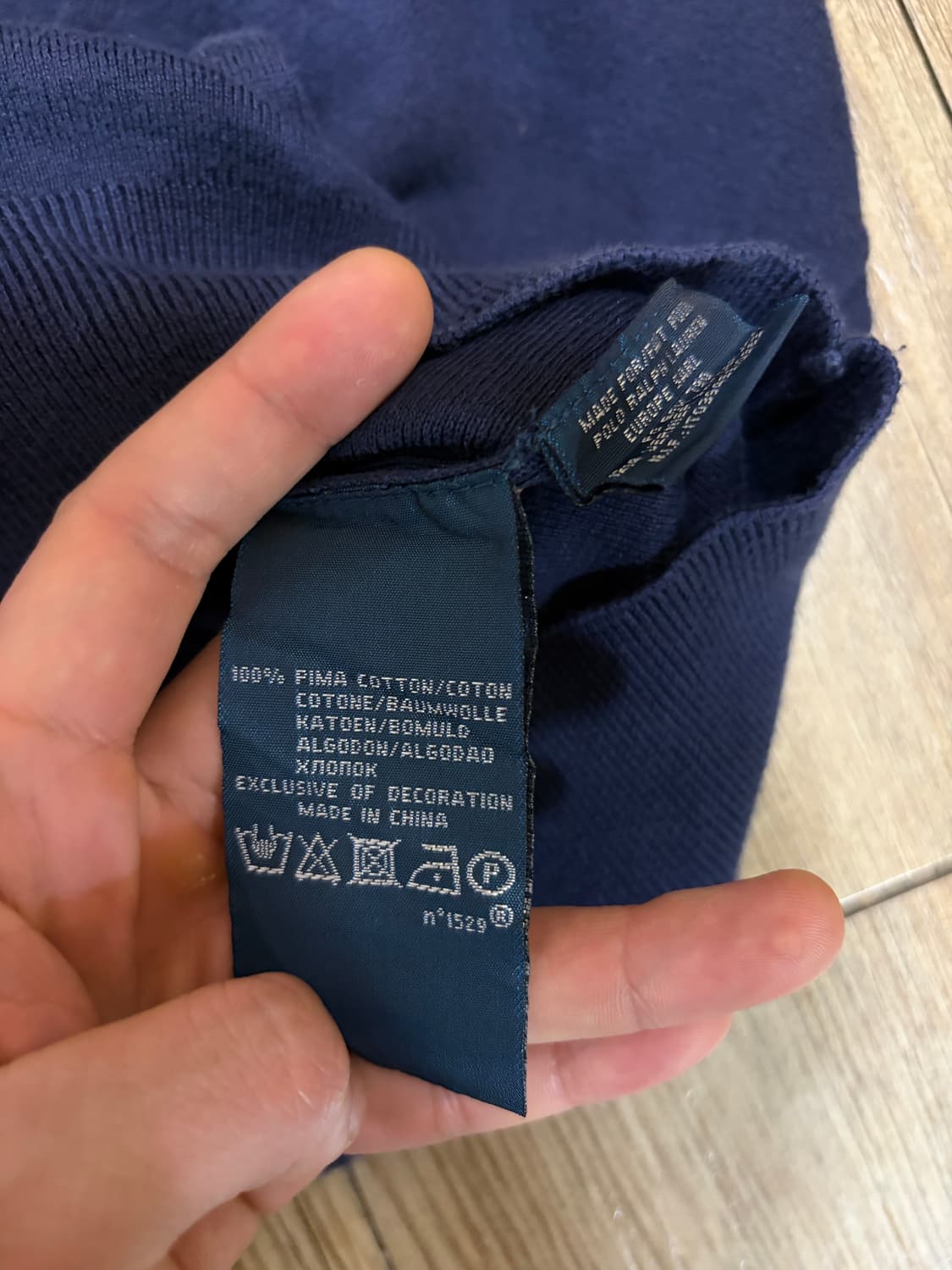 L) 폴로 랄프로렌 브이넥 니트 네이비 상품이미지4