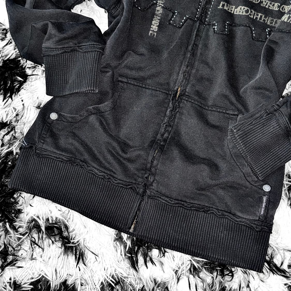 Calvin Klein punk skull zip up 상품이미지3