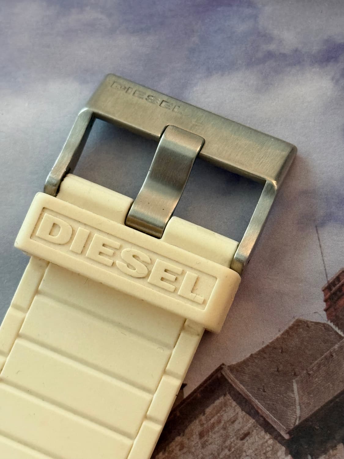 Diesel 디젤 DZ-1321 화이트 실리콘 상품이미지5