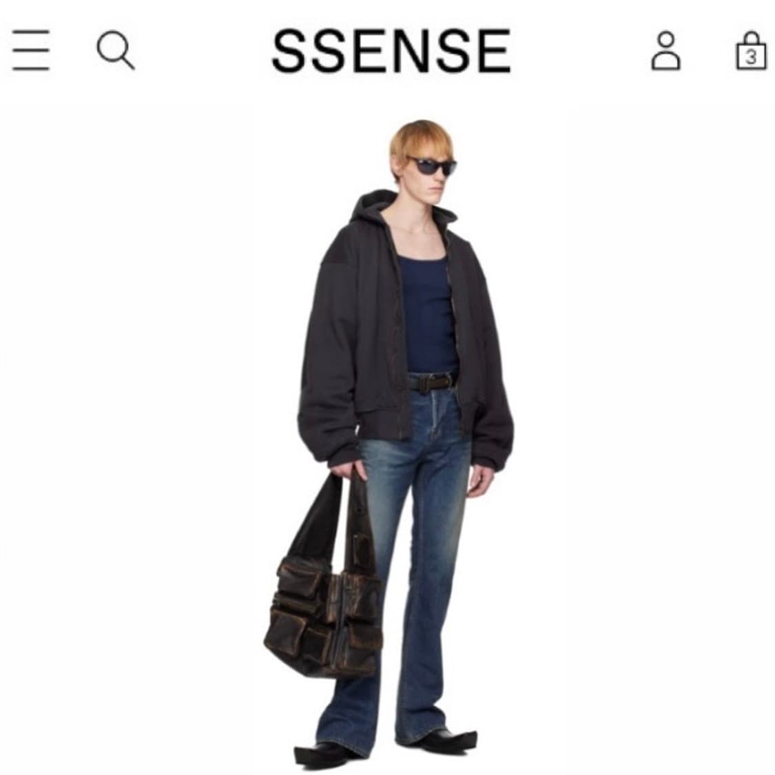 (L) 25ss 발렌시아가 부츠컷 데님 상품이미지3