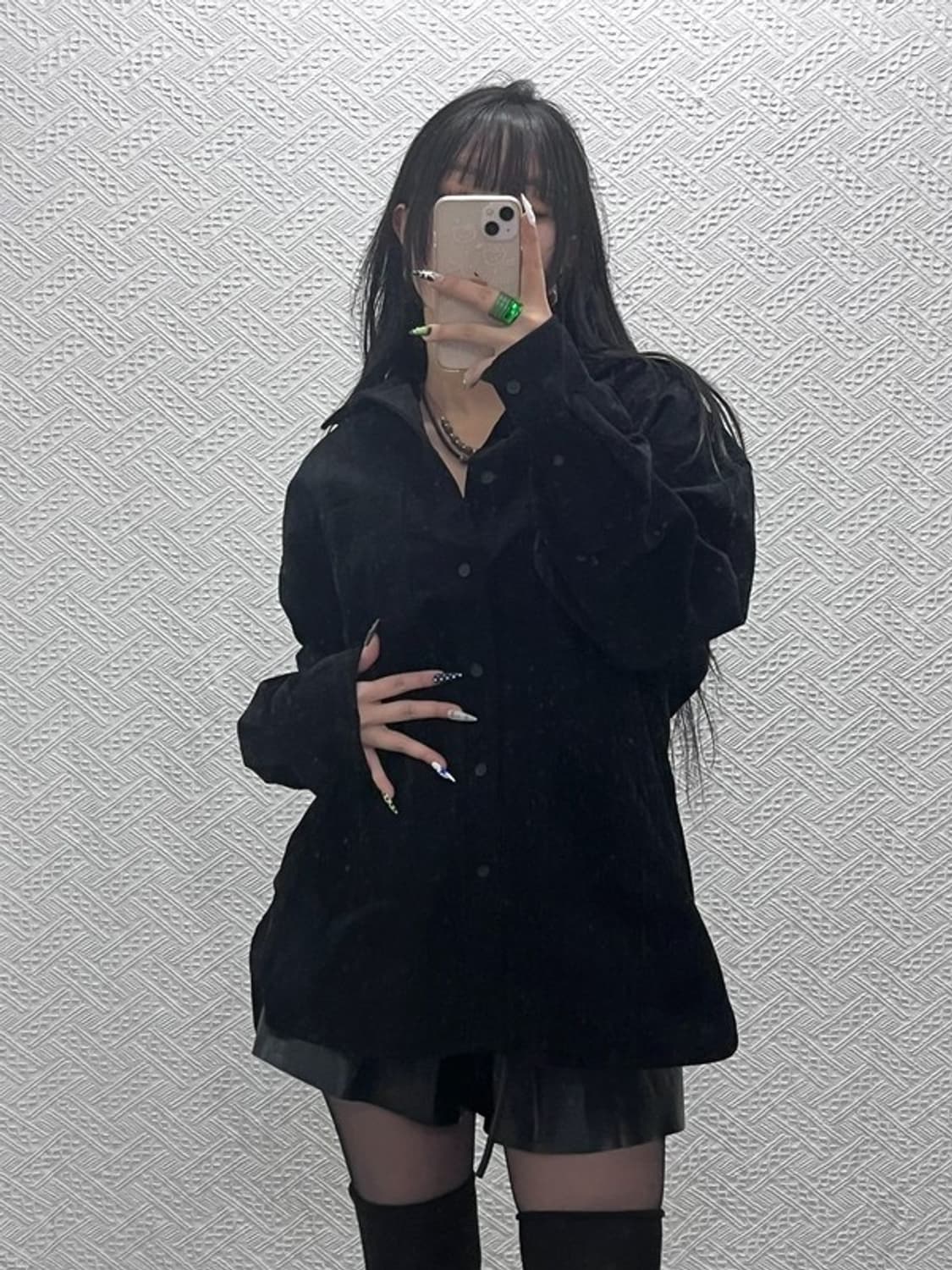 무신사스탠다드 모던 시크 캐주얼 헤비코튼 코듀로이 셔츠 L C08694 상품이미지2