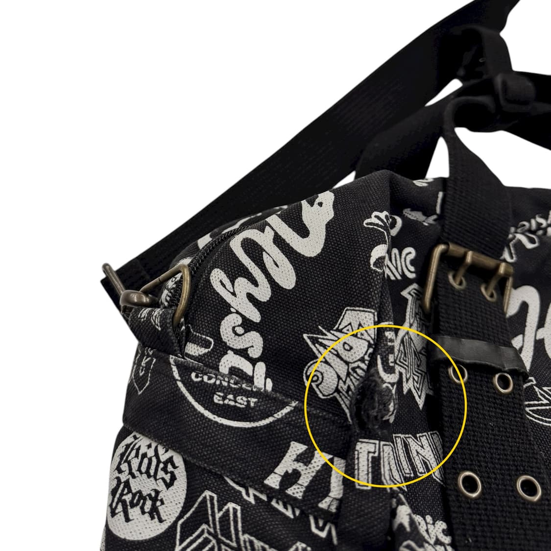 히스테릭글래머 밀리터리 2웨이 숄더백 블랙 상품이미지8