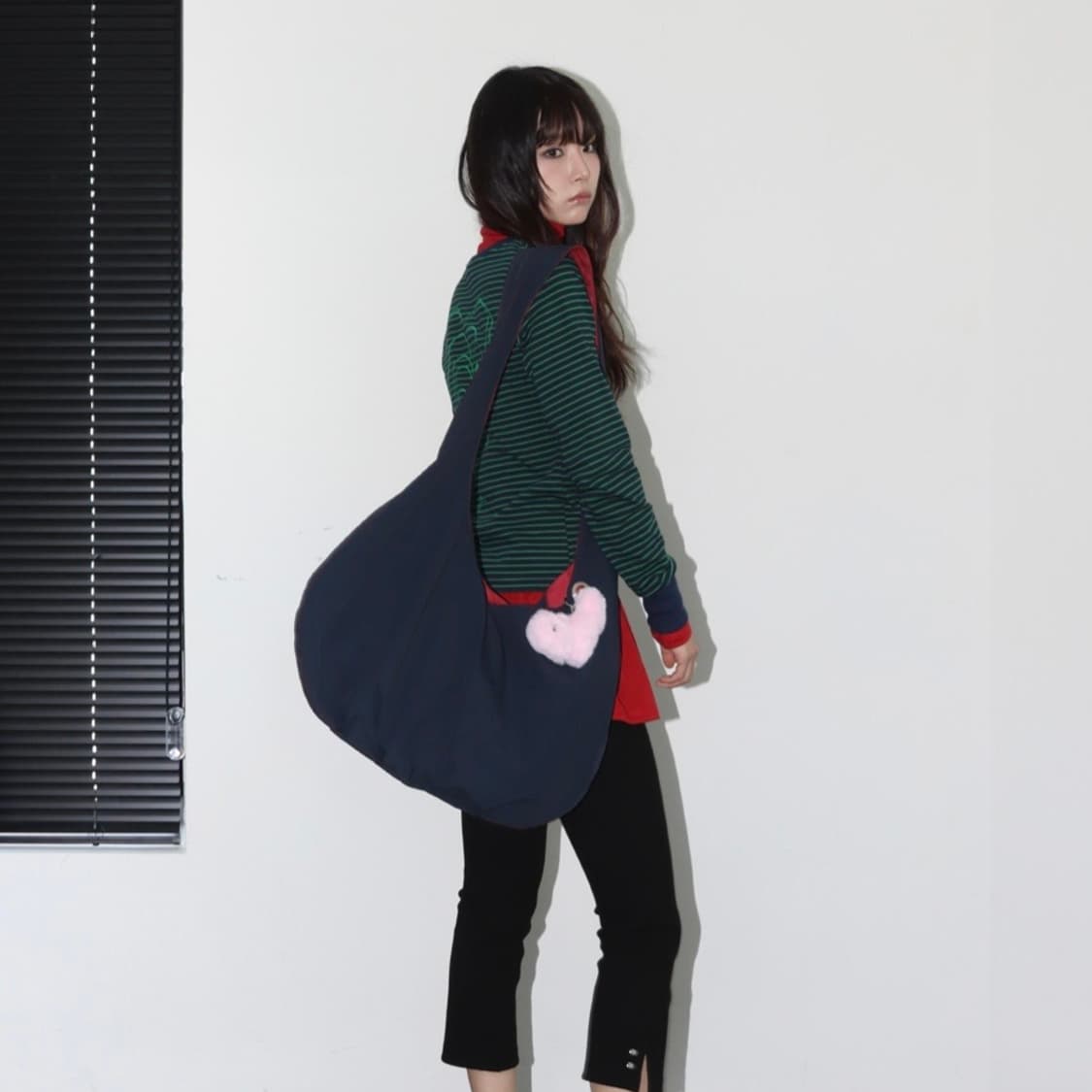 온스카 리버시블 포켓백 레드네이비 상품이미지2