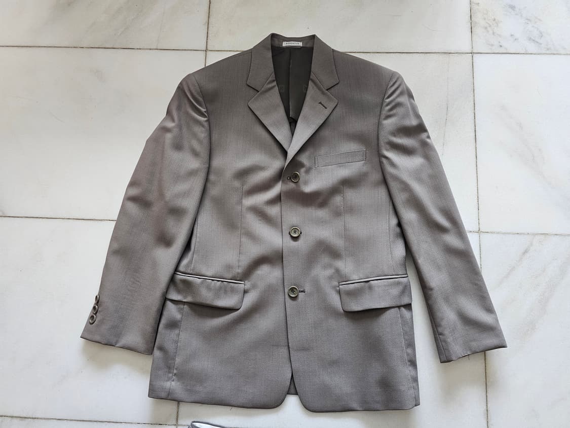 로가디스(ROGATIS) 울100% 남성 수트 세트 (자켓 + 바지) 
 상품이미지5