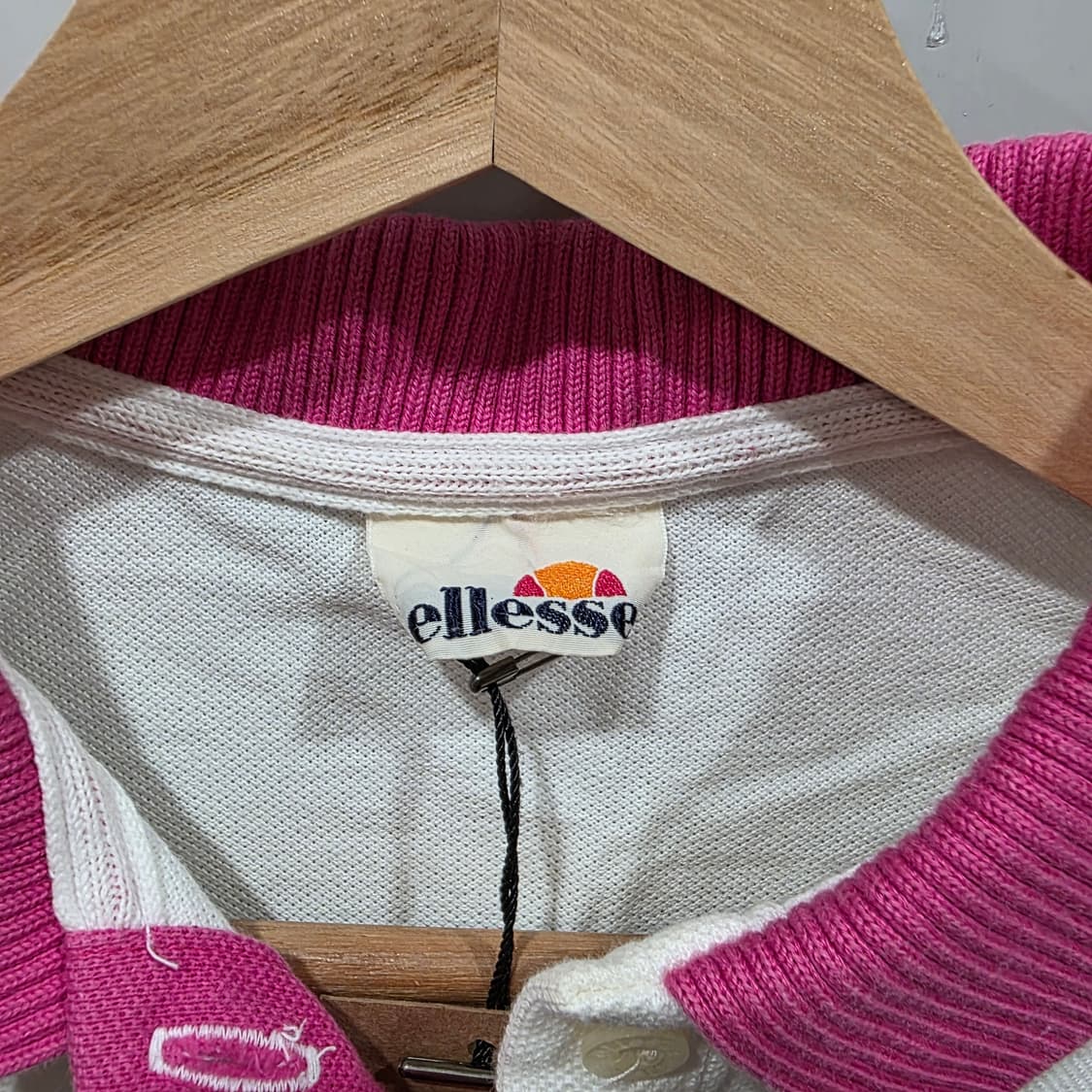 엘레쎄(ellesse) 빈티지 크롭 카라 셔츠 상품이미지2