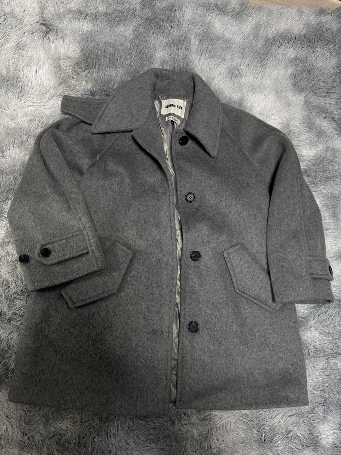 제너럴아이디어 울블렌드 발마칸코트 여성 M사이즈66-77 상품이미지4