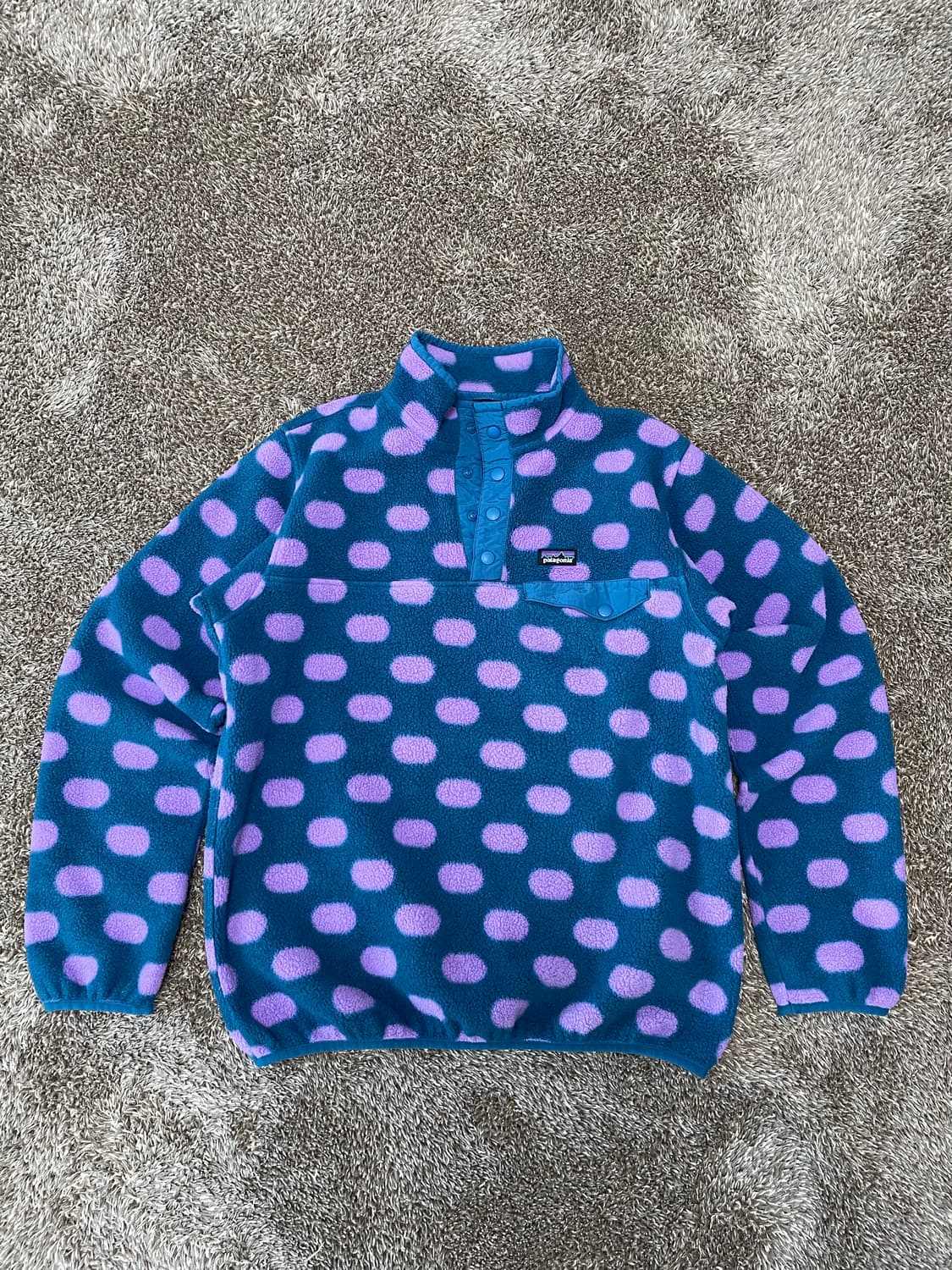 Patagonia synchilla 빈티지 신칠라 폴카닷 땡땡이 상품이미지1