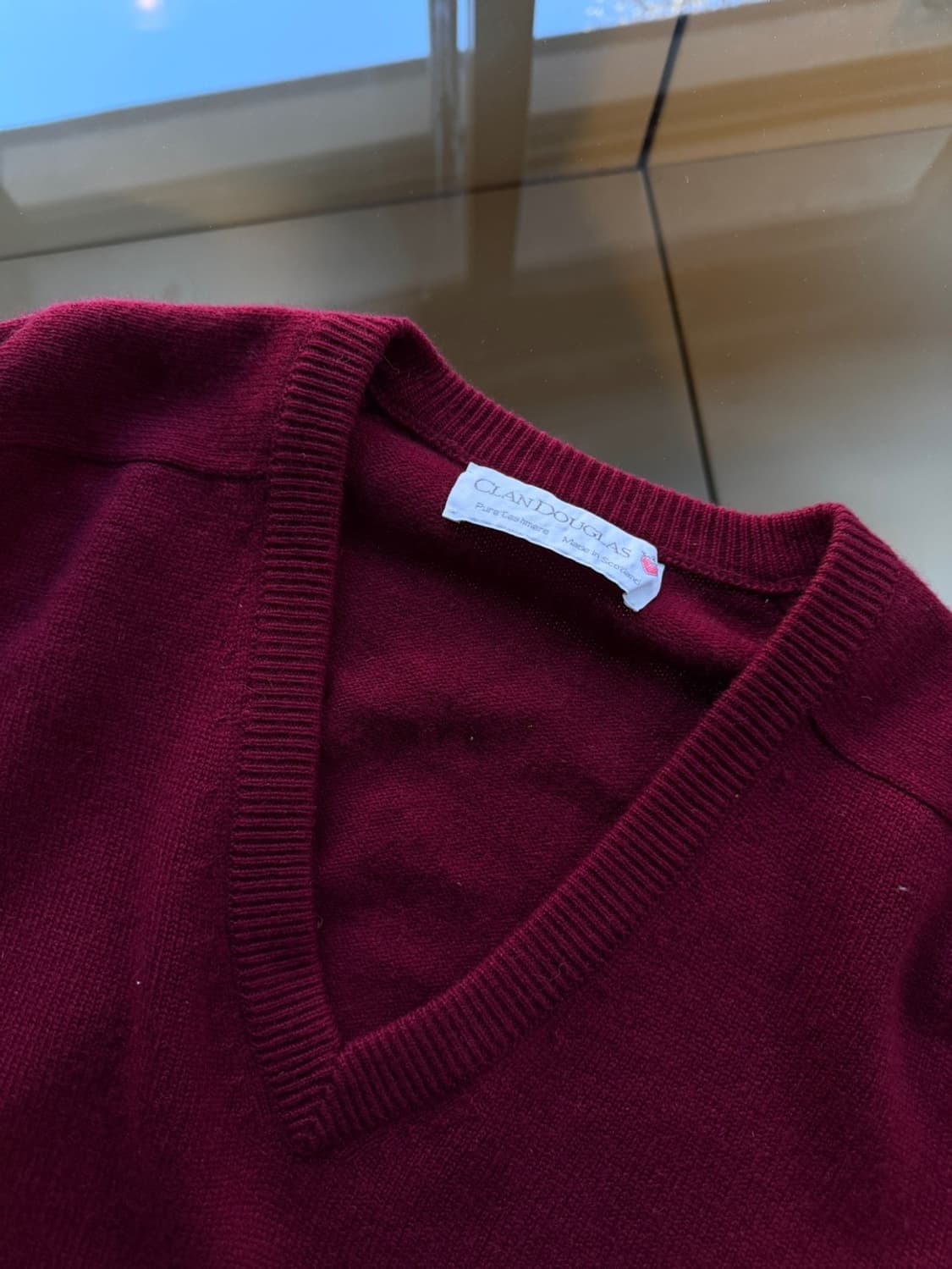 클랜 더글라스 스코티쉬 캐시미어 니트 100~105 상품이미지7