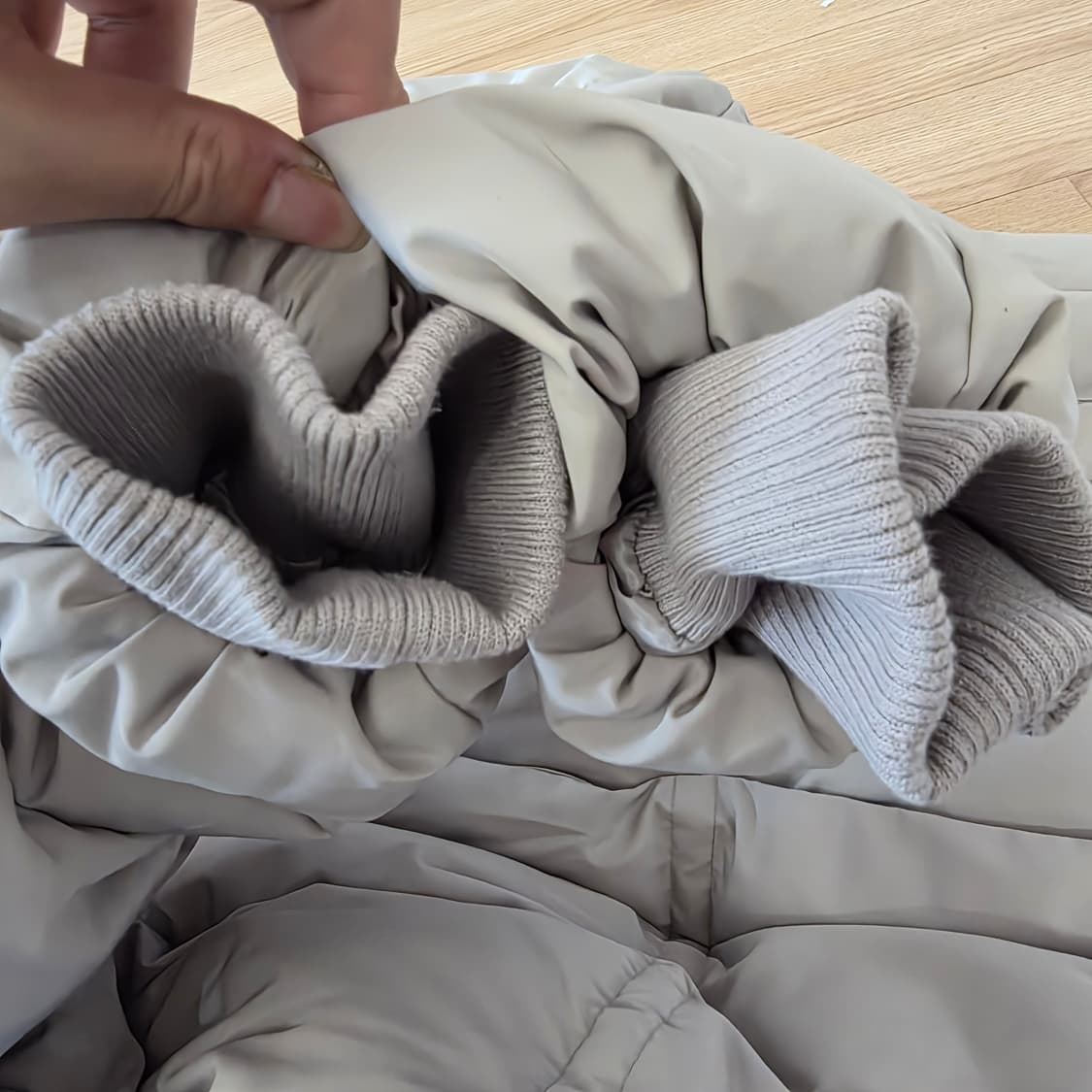 Jucy Judy 여성 폭스퍼 덕다운 롱패딩 상품이미지7