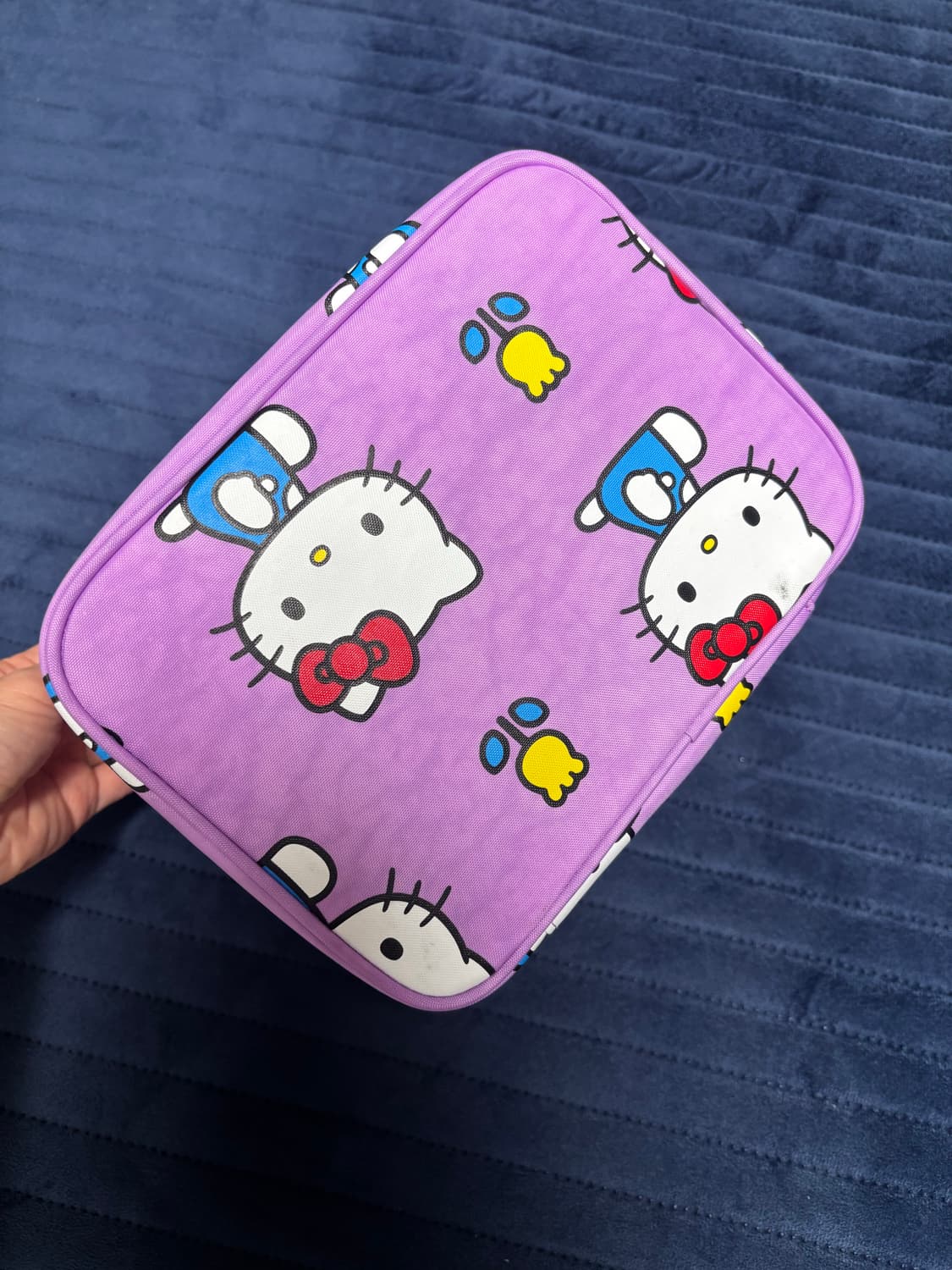 바쿠 바쿠파우치 BAGGU 헬로키티 코스메틱 케이스 라지 상품이미지3