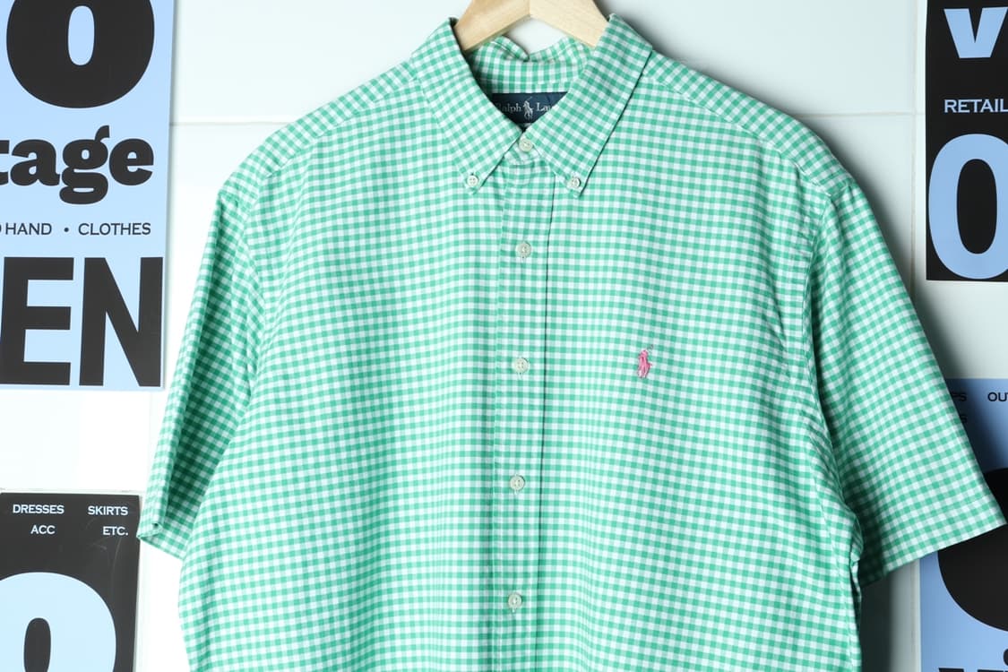 (XL-2XL) 폴로 랄프로렌 반팔셔츠 남방 USA 무지-H31301 상품이미지3