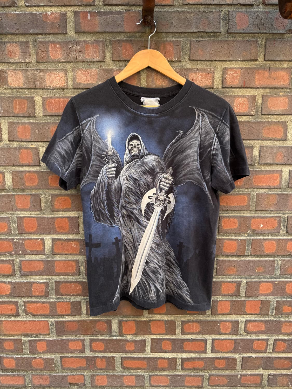 1990s USA Grim Reaper All Over Print  상품이미지1