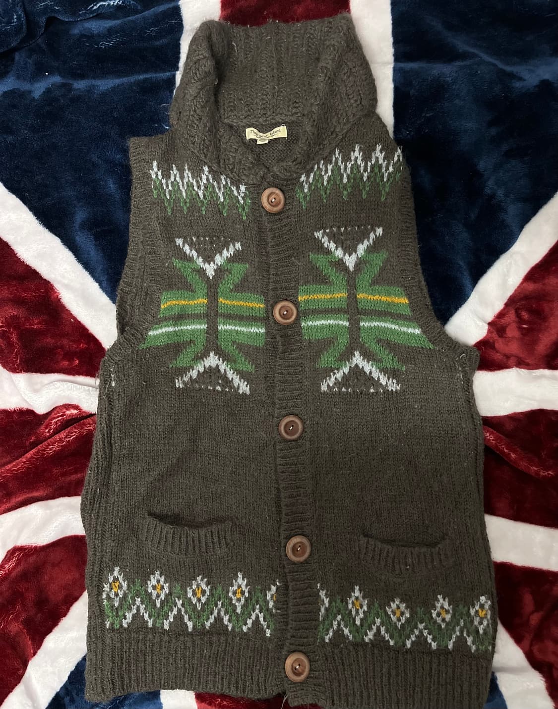 썰스데이아일랜드 Thursday Island 니트 조끼 105 상품이미지1