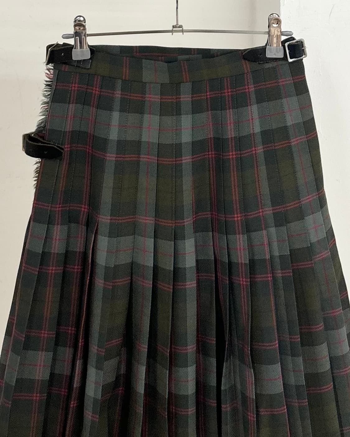 아페쎄 타탄 체크 킬트 스커트 상품이미지5