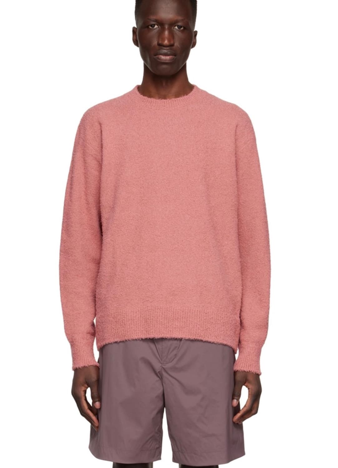 오라리 핑크 코튼 스웨터 상품이미지1