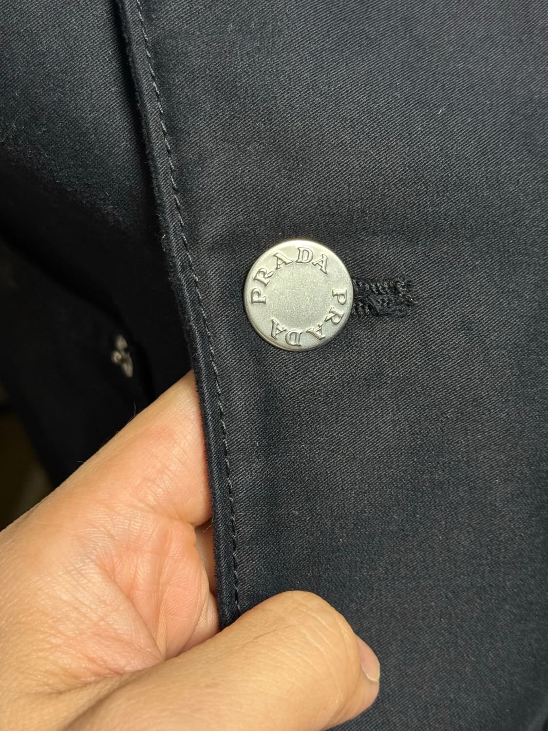 프라다 네이비 몰스킨 초어자켓 S(105-110) 상품이미지5