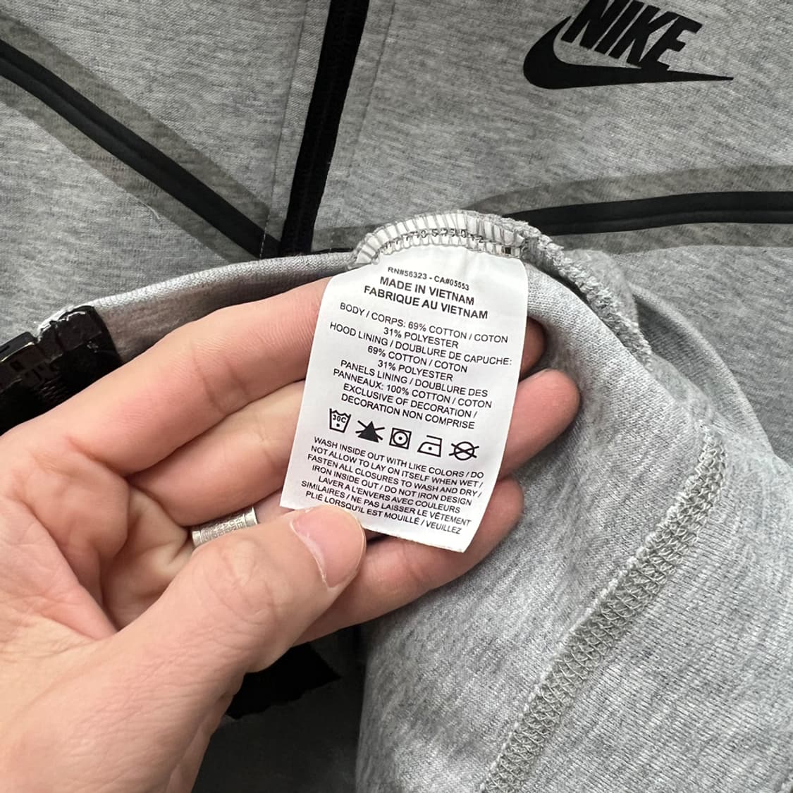 나이키 우먼스 테크팩 윈드러너 후드 집업 M 상품이미지4