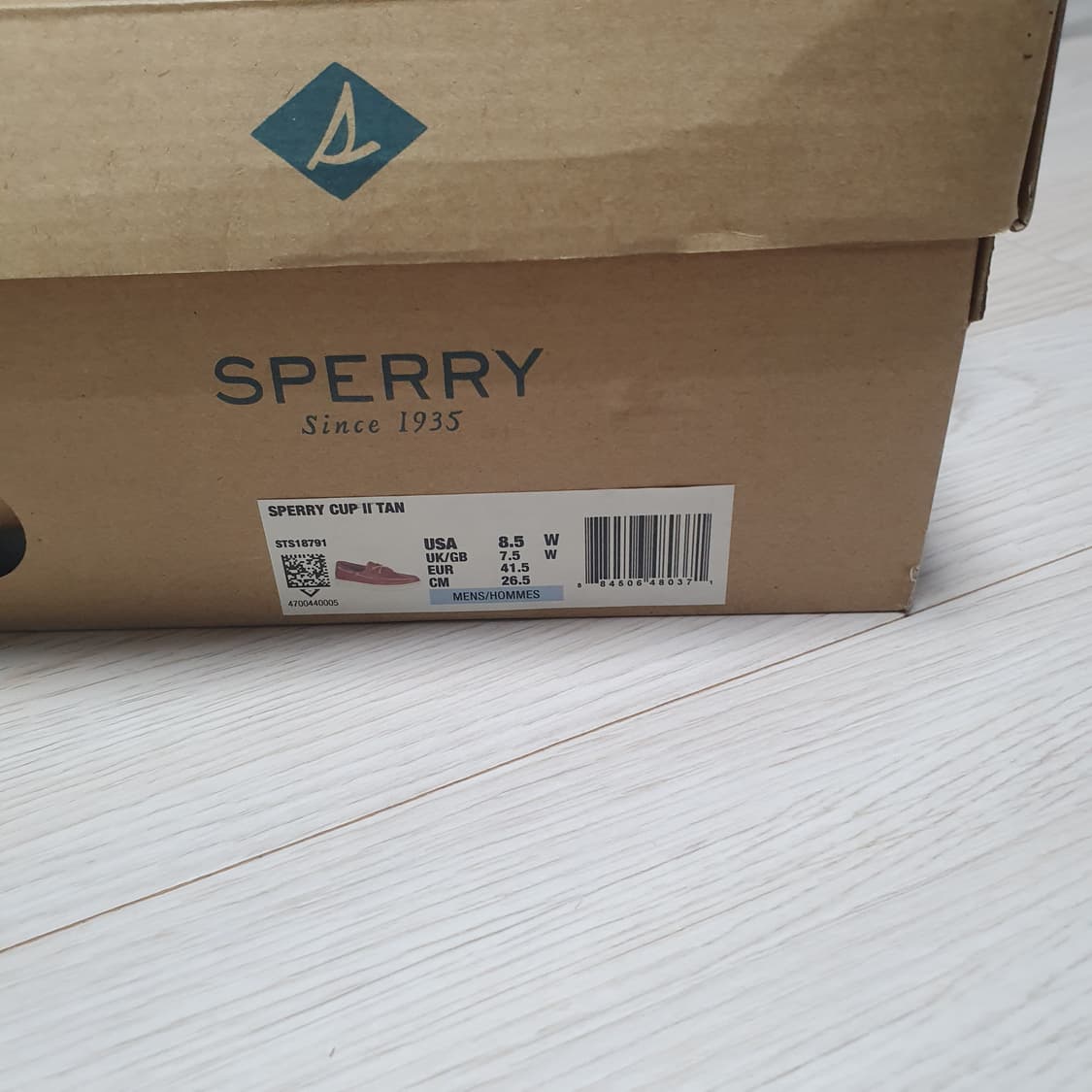 새제품265) 스페리 보트슈즈 구두 로퍼 천연가죽 탄 브라운 Cup 상품이미지10